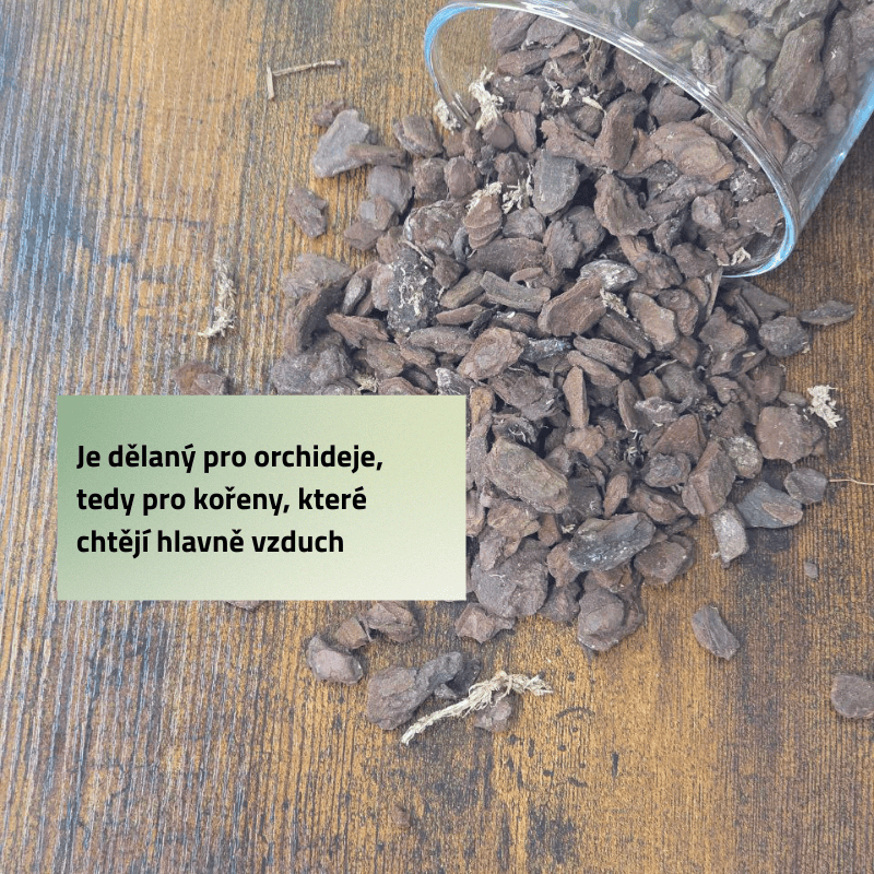 Substrát pro orchideje 1 litr